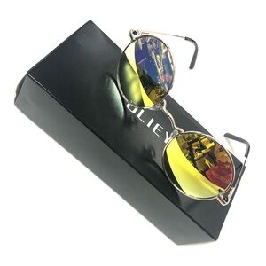 Stylish Gold and Yellow Sunglasses